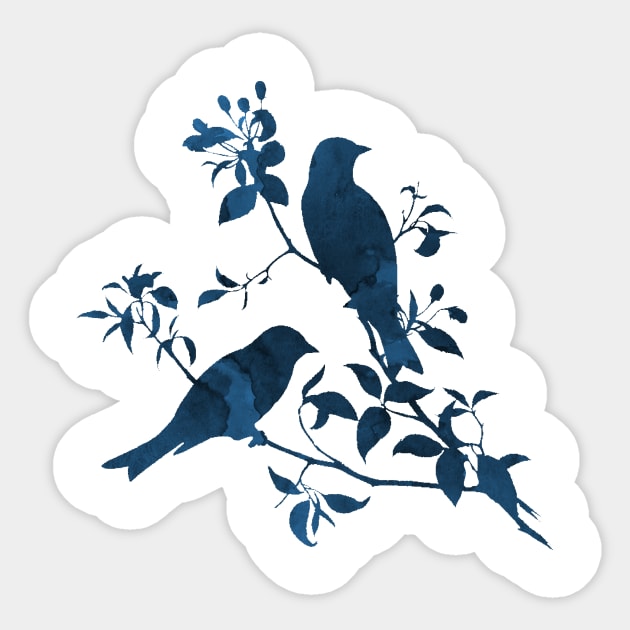 Birds! Sticker by TheJollyMarten